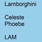 Preview: Lamborghini, Celeste Phoebe, LAM.